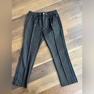 Men’s Kith Black Striped Pants, size medium, worn once
